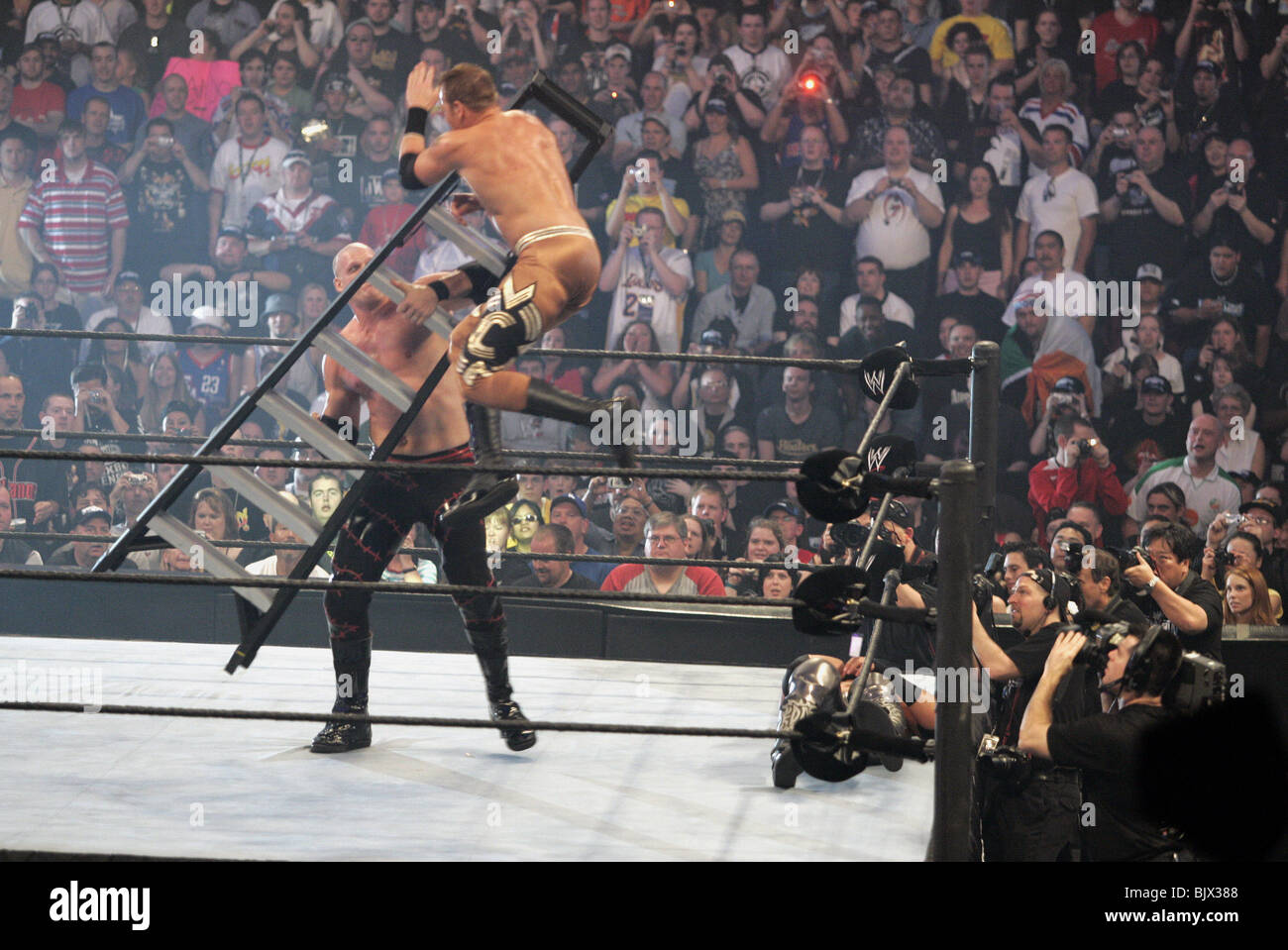 WRESTLEMANIA 21 KANE VA HOLLYWOOD STAPLES CENTER LOS ANGELES USA 03 avril 2005 Banque D'Images