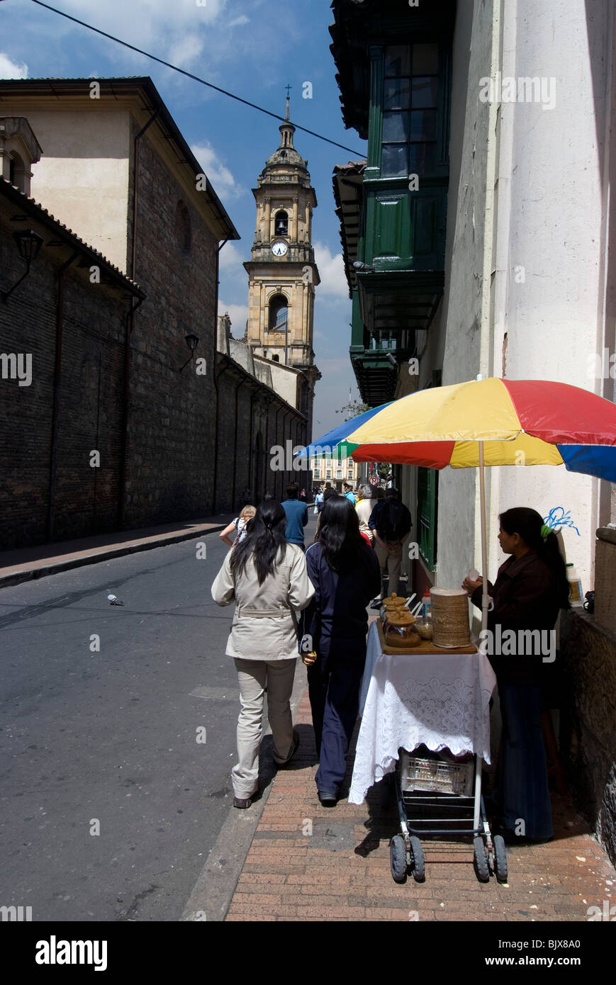 Candelaria, ancienne partie de la ville, Bogota, Colombie. Banque D'Images