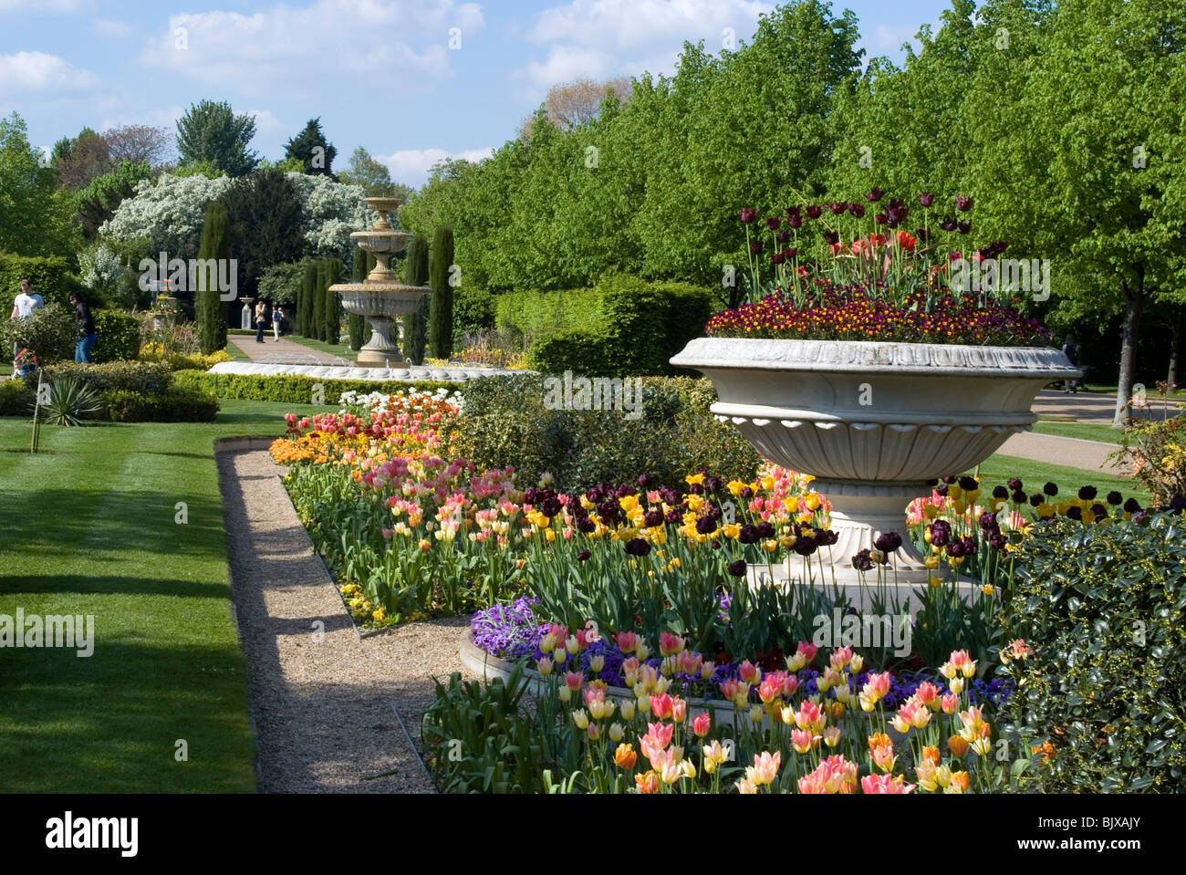 Avenue Gardens, Regent's Park, Londres, Angleterre. Banque D'Images