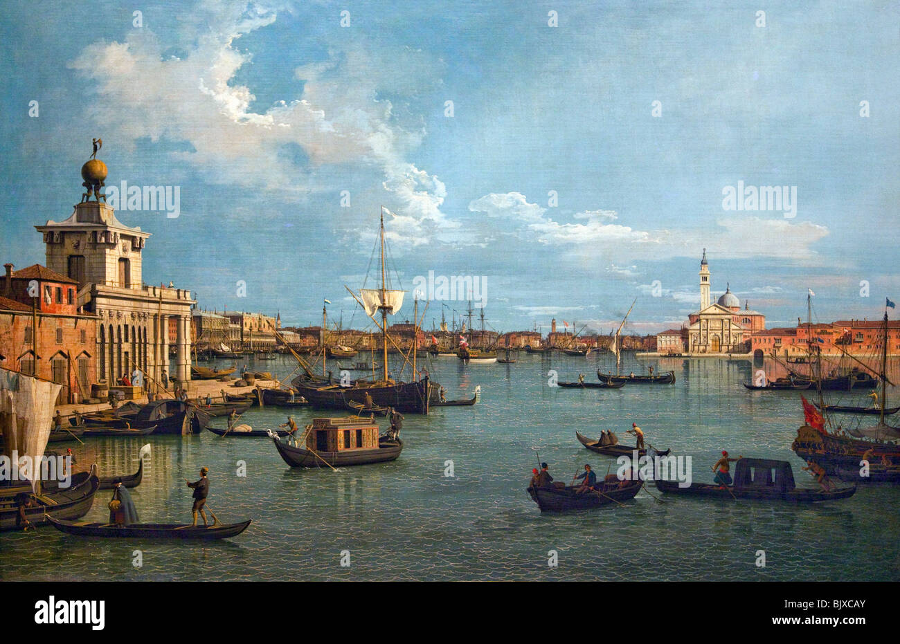Bassin de San Marco de Canale della Giudecca par Canaletto Wallace Collection Londres Angleterre Grande-bretagne Royaume-Uni UK GO Banque D'Images