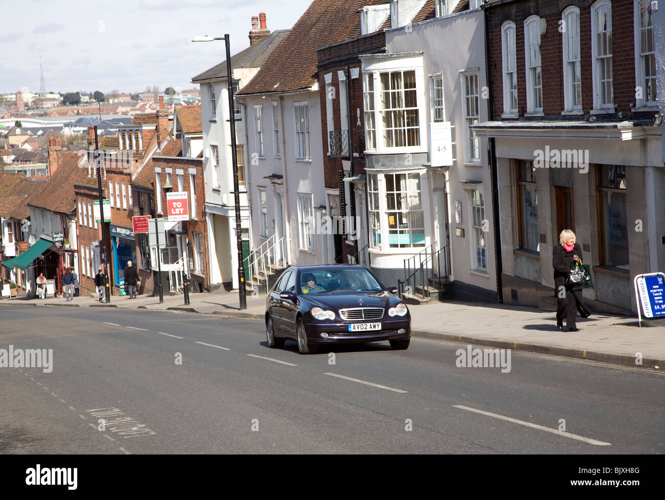 Colline nord, Colchester, Essex Banque D'Images