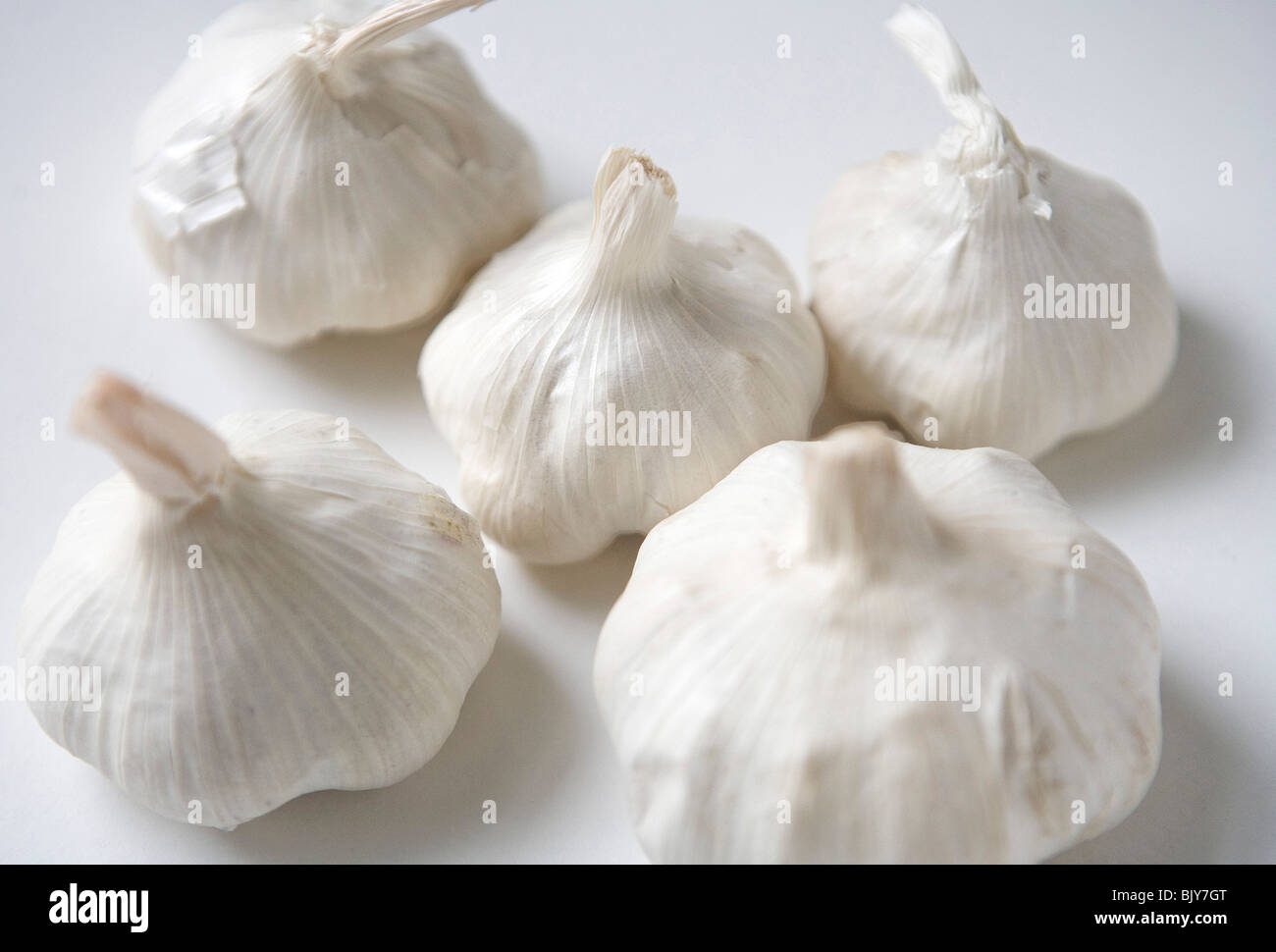 Gousses d’ail. Banque D'Images