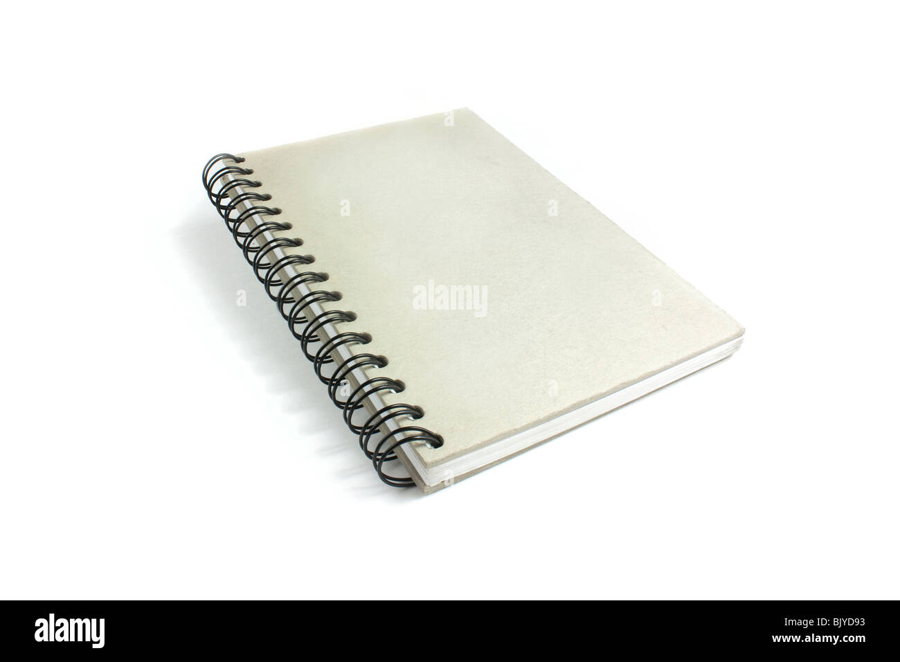 Sketchbook isolé sur un fond blanc avec ombre Banque D'Images