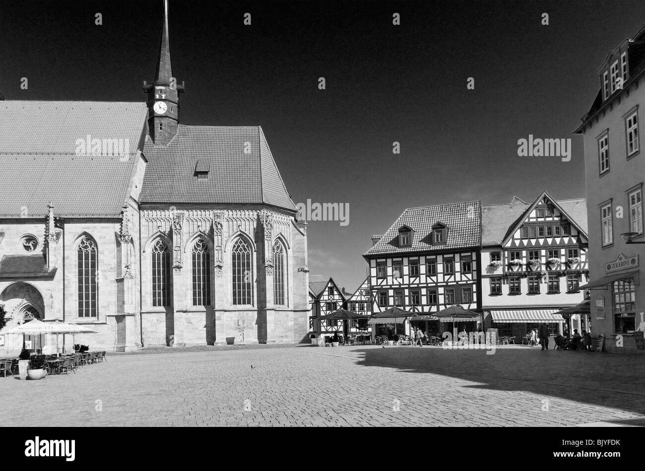 Ville historique de Schmalkalden Etat libre de Thuringe Banque D'Images
