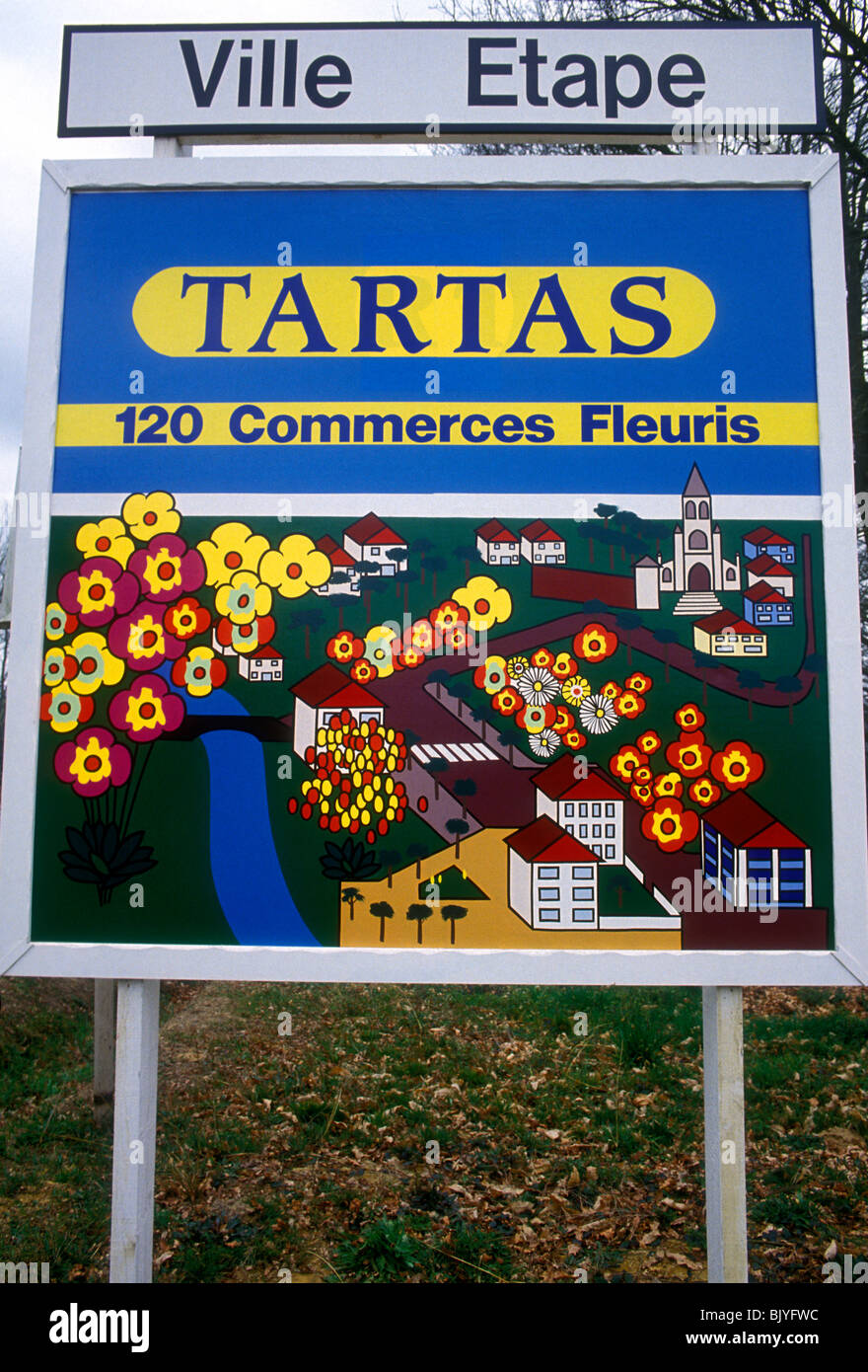 Signe, commune de Tartas, Aquitaine, France, Europe Banque D'Images