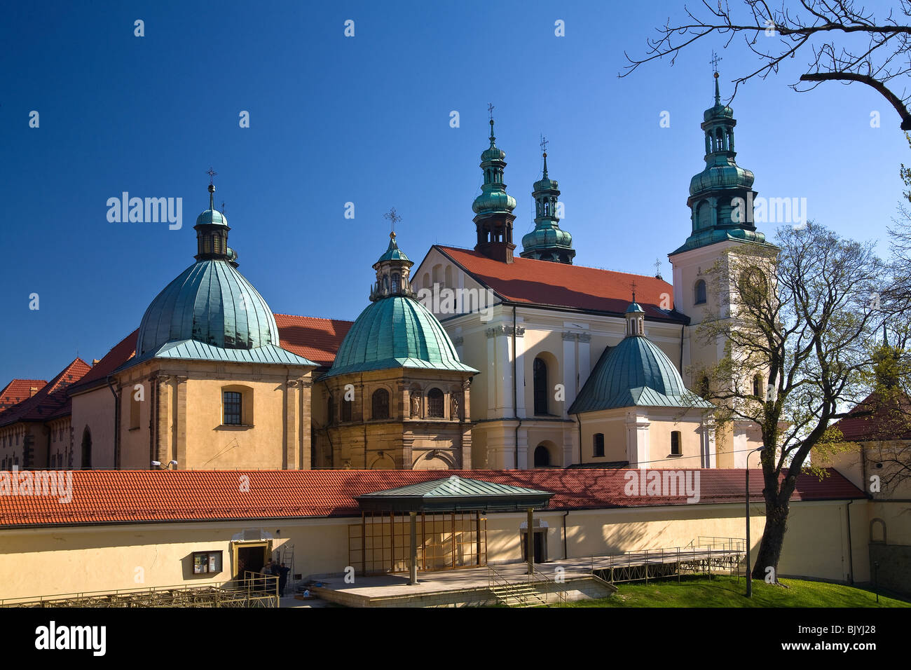 Le monastère oo. Bernardine complexe, Kraków, Pologne Banque D'Images