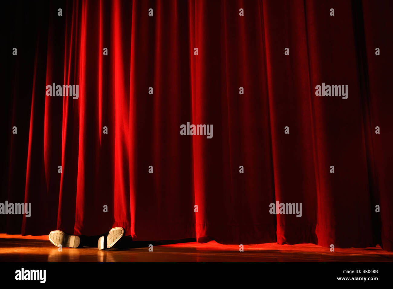 Lights on stage in theater Banque D'Images