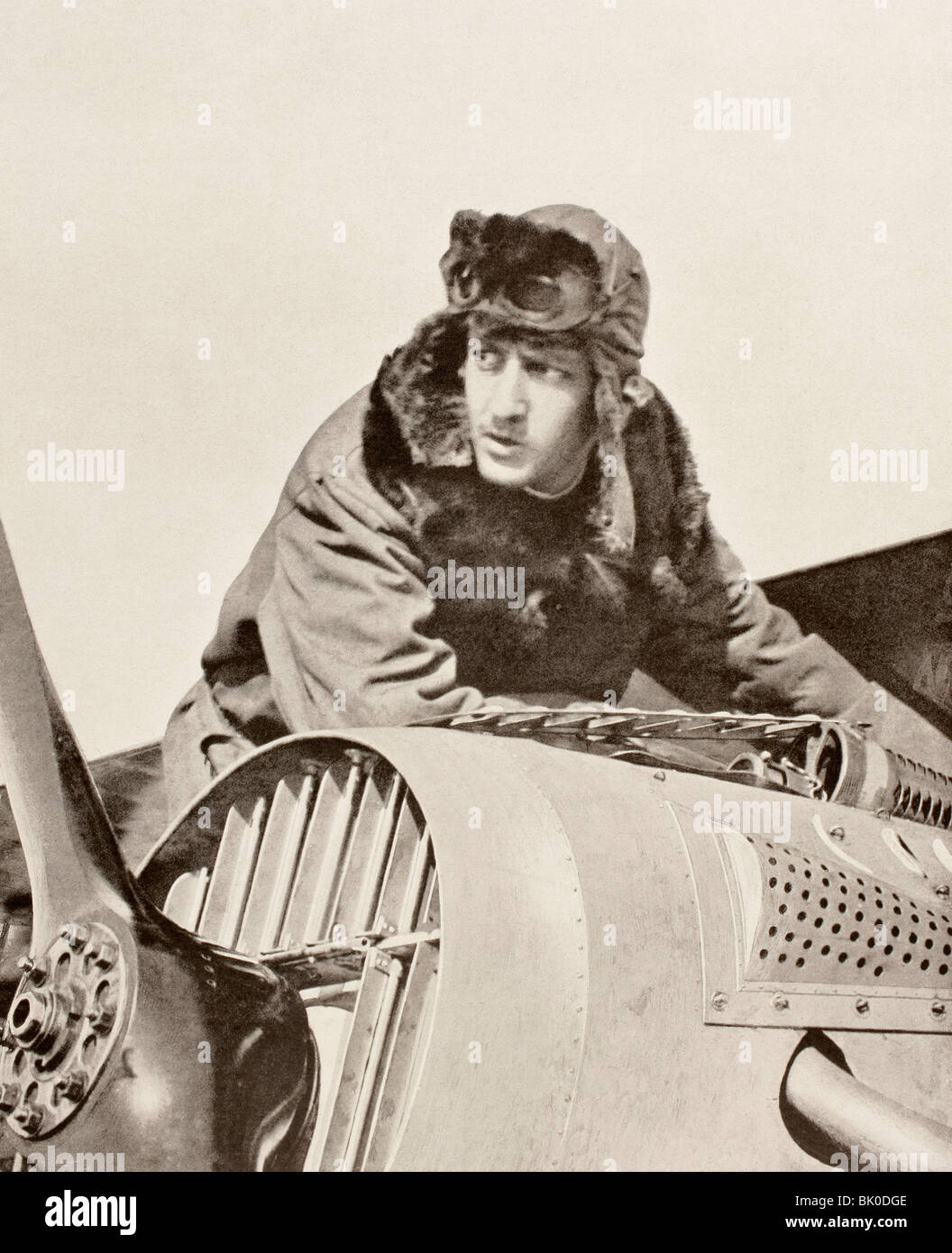 Georges Guynemer 1894 - 1917. Fighter ace et héros national français pendant la Première Guerre mondiale. Banque D'Images