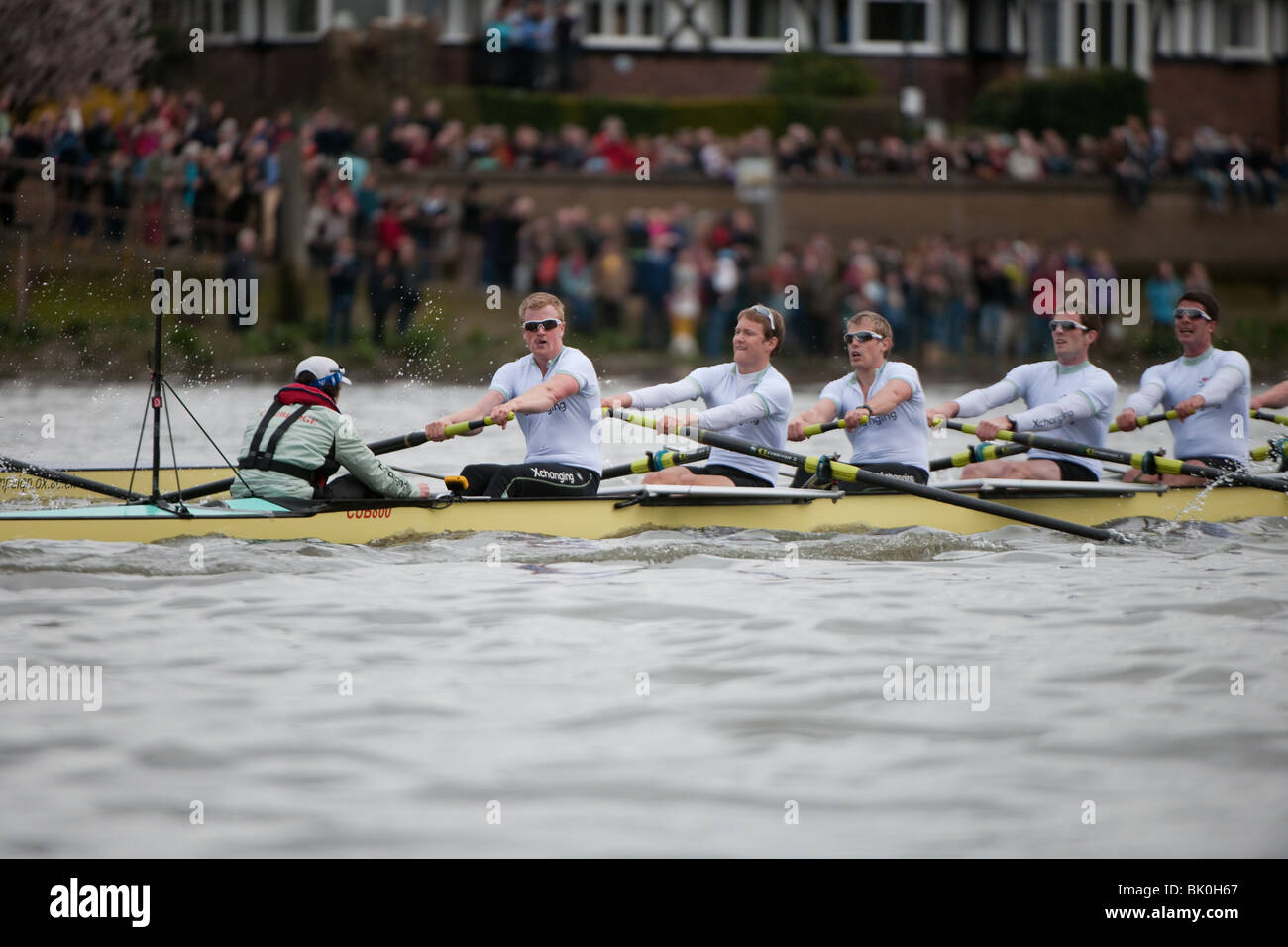 156E University Boat Race Oxford Cambridge Banque D'Images