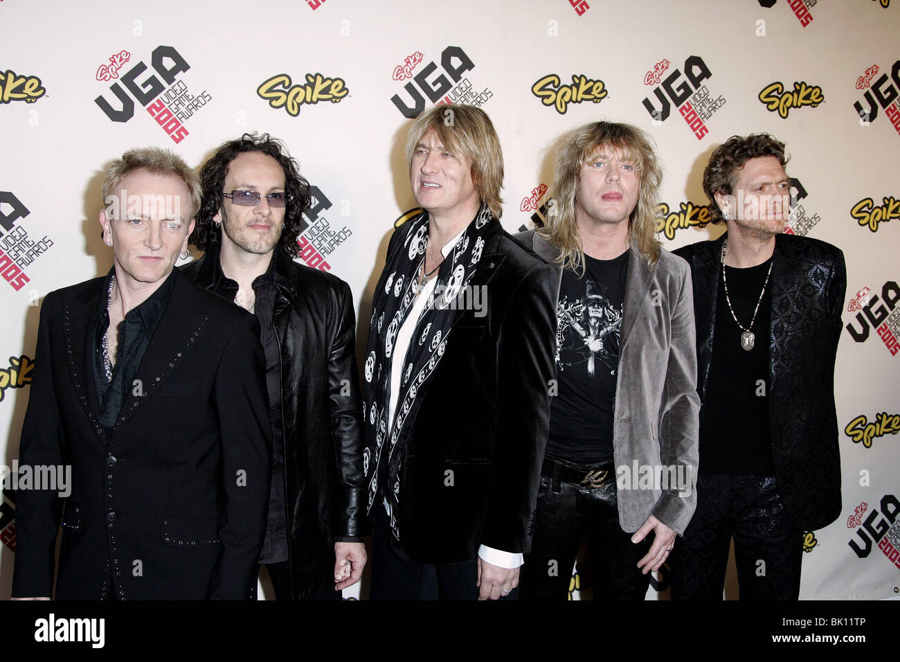 DEF LEPPARD Spike TV Video Game Awards 2005 GIBSON AMPHITHEATRE LOS ANGELES USA 18 novembre 2005 Banque D'Images