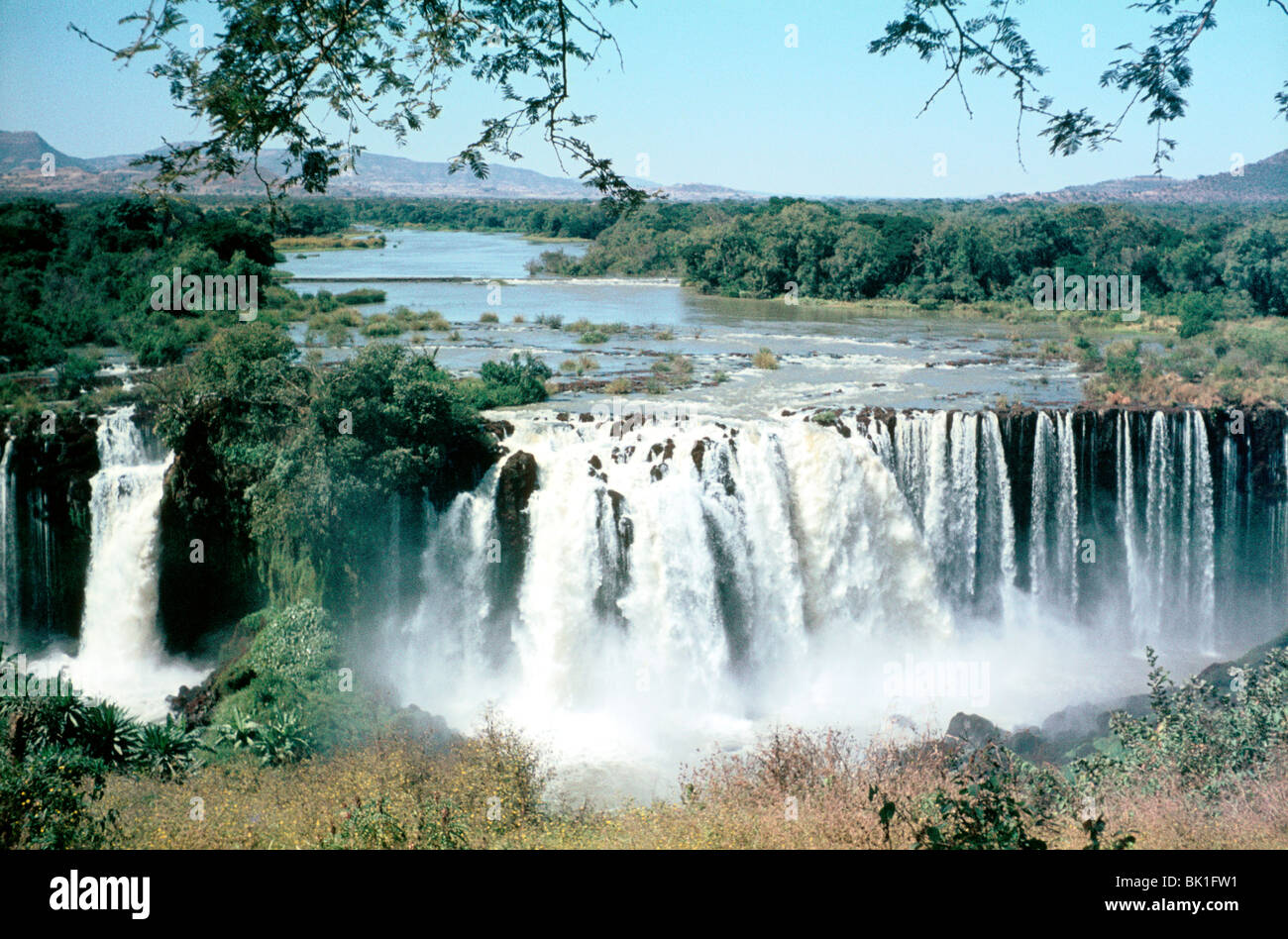 Tississat, chutes du Nil bleu, l'Ethiopie Banque D'Images