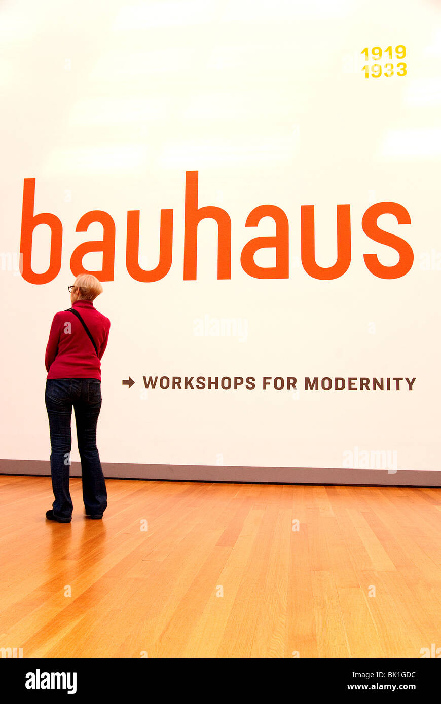 1919-1933 Bauhaus : Ateliers pour la modernité, Museum of Modern Art, MOMA, New York, 2009-2010 Banque D'Images