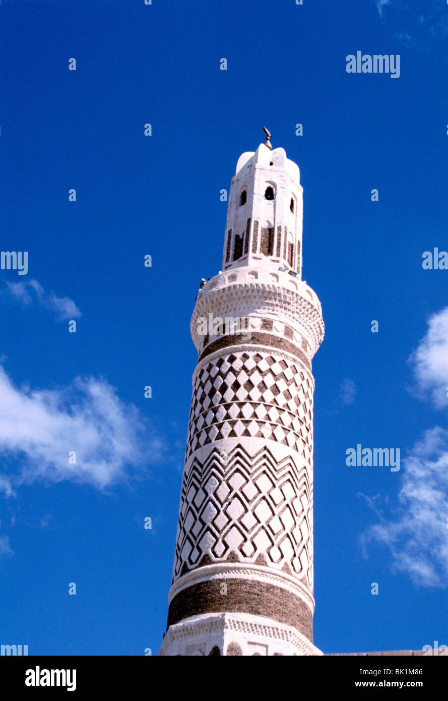 Mosquée, San'a, au Yémen Banque D'Images