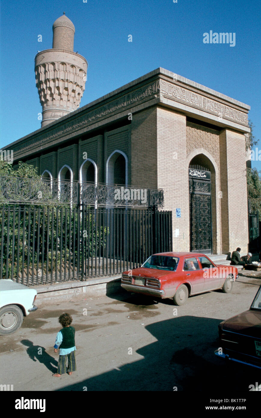 Mosquée du Calife de Bagdad en Iraq, 1977. Banque D'Images