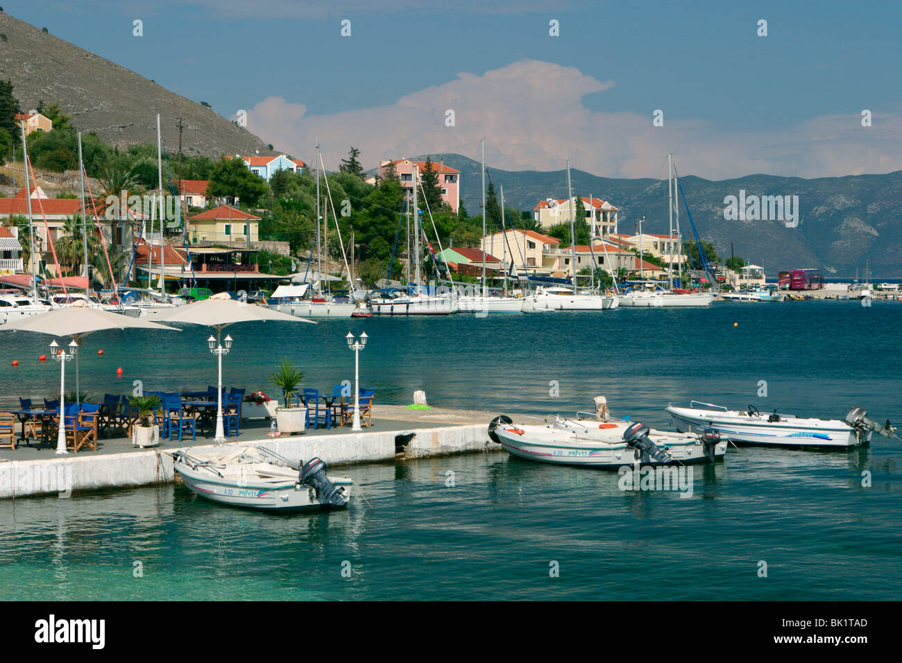 Agia Effimia, Kefalonia, Grèce. Banque D'Images