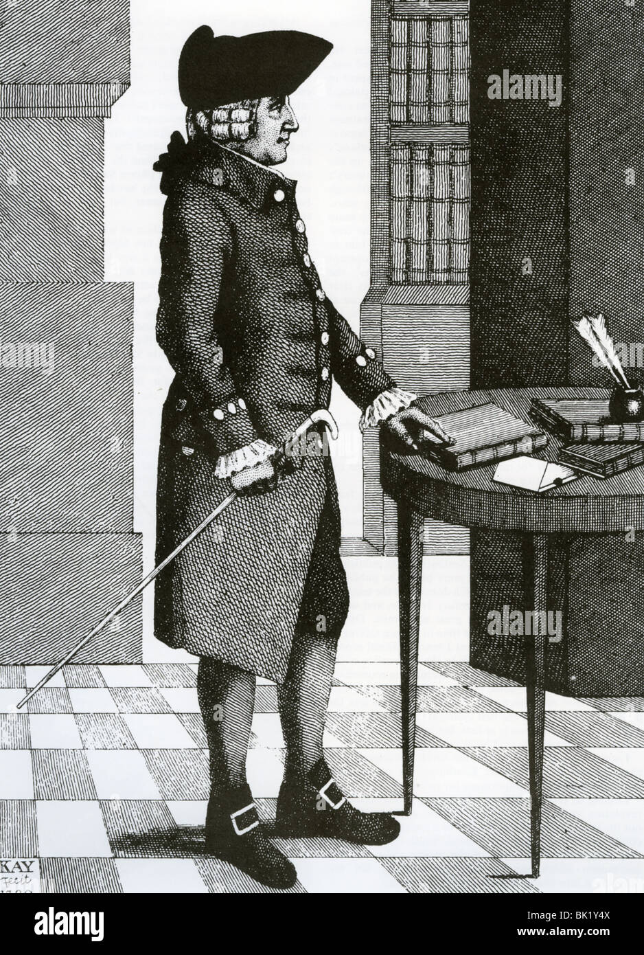 ADAM SMITH, économiste et philosophe écossais - (1723-90) Banque D'Images