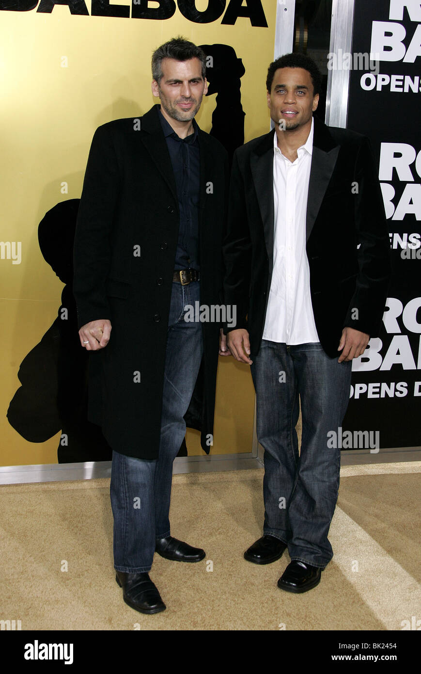 ODED FEHR & MICHAEL EALY ROCKY BALBOA PREMIÈRE MONDIALE LE GRAUMAN'S CHINESE THEATRE HOLLYWOOD USA 13 décembre 2006 Banque D'Images