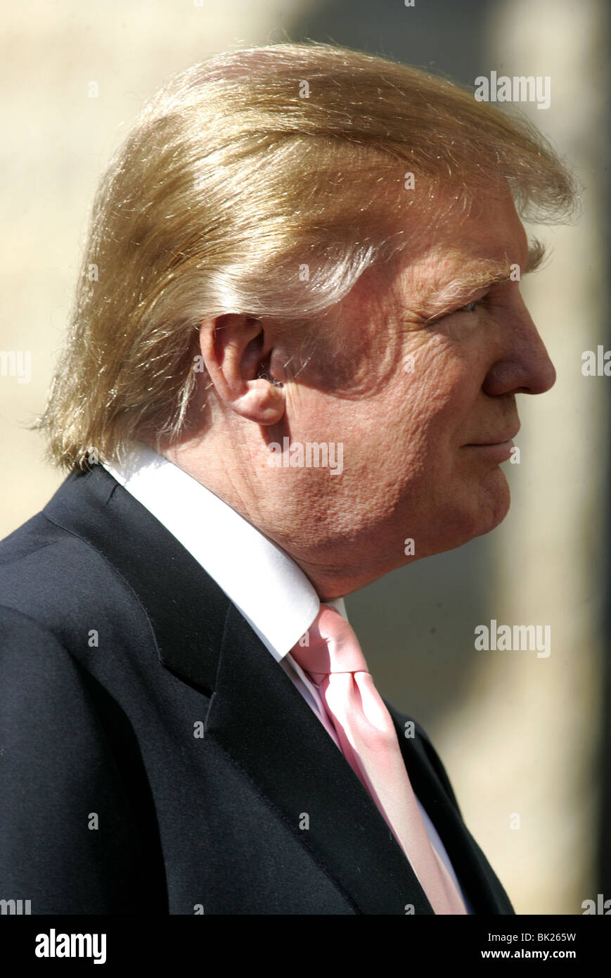 DONALD TRUMP DONALD TRUMP Hollywood Walk of Fame HOLLYWOOD LOS ANGELES USA 16 janvier 2007 Banque D'Images