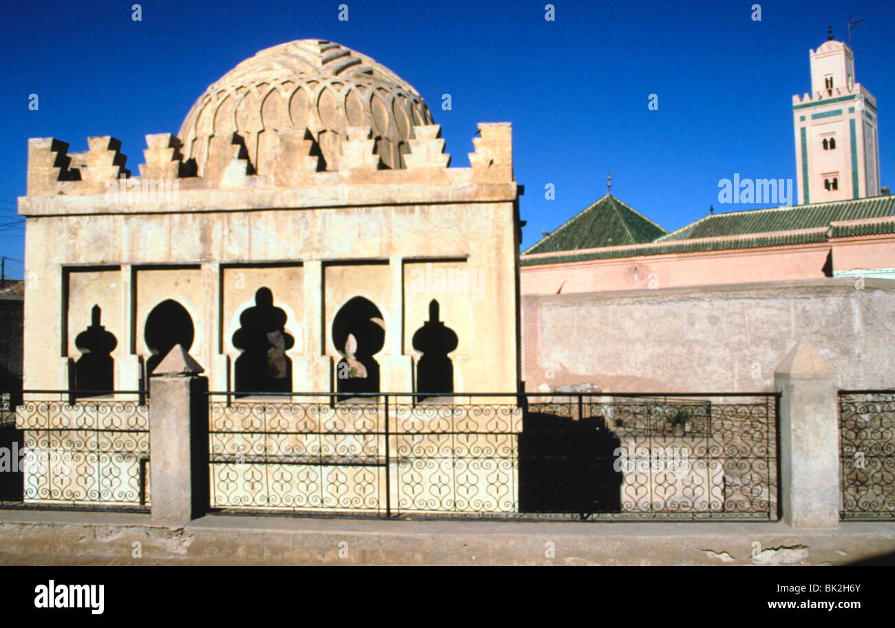 Koubba Ba'adiyn, Marakesh, Maroc. Banque D'Images