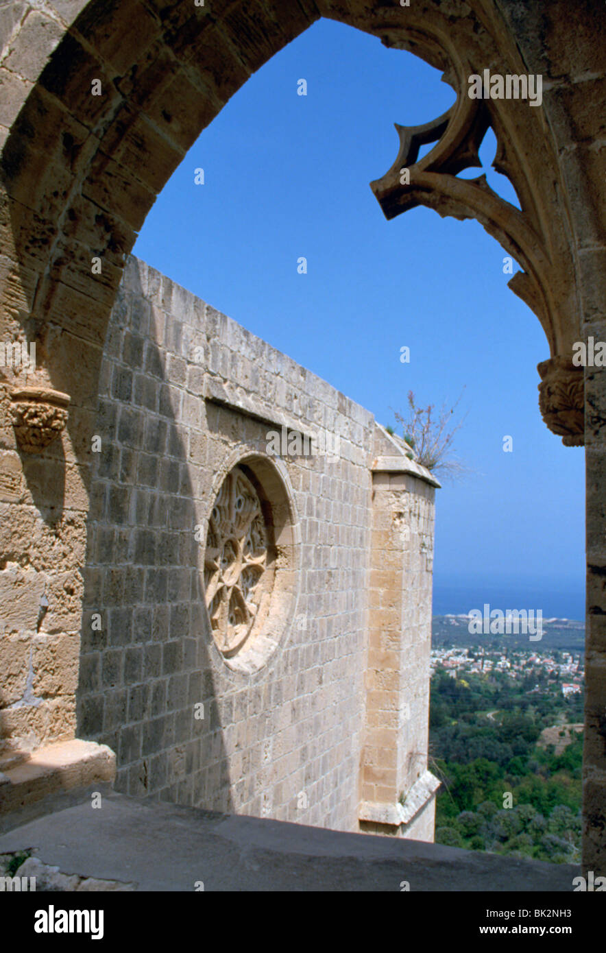 L'Abbaye de Bellapais, Chypre du Nord, 2001. Banque D'Images