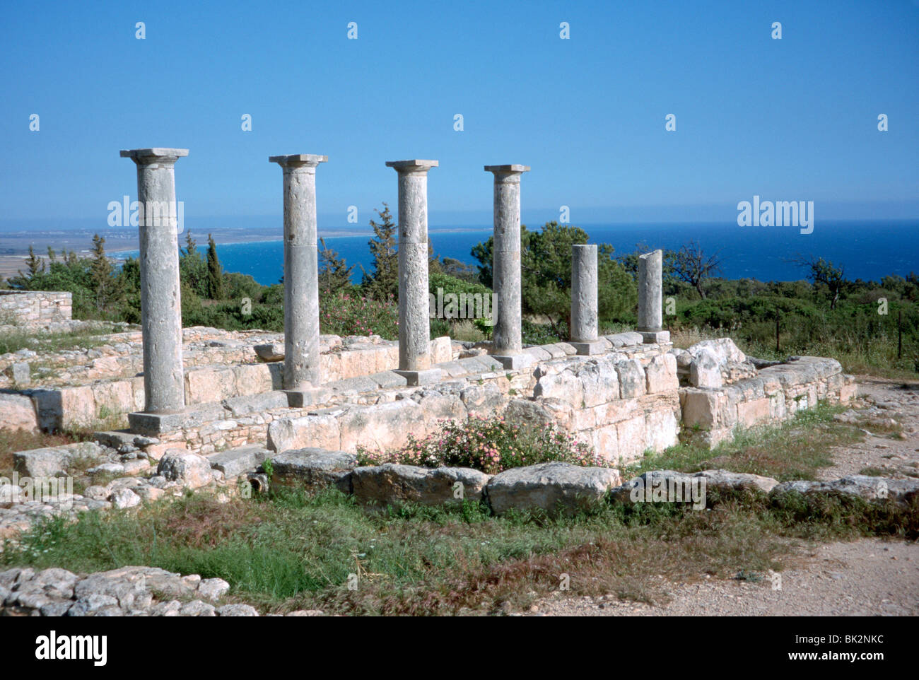 Sanctuaire d'Apollon Hylates à Kourion, Kourion, Chypre, 2001. Banque D'Images