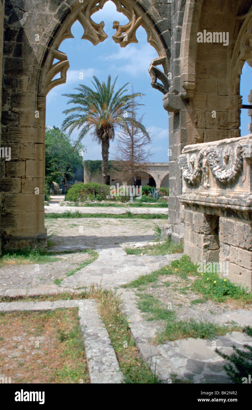 L'Abbaye de Bellapais, Chypre du Nord, 2001. Banque D'Images