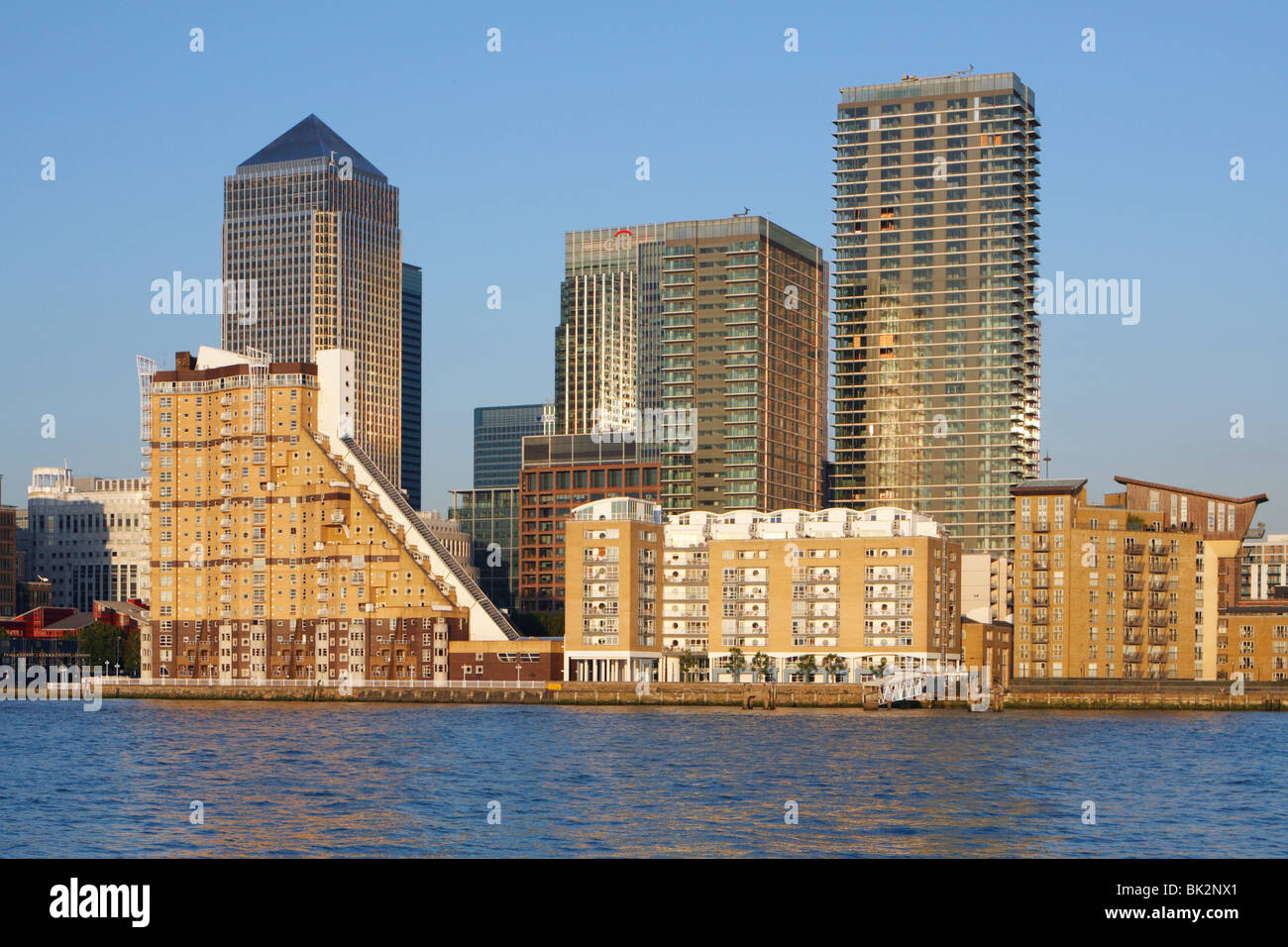 Canary Wharf, London, 2009. Banque D'Images
