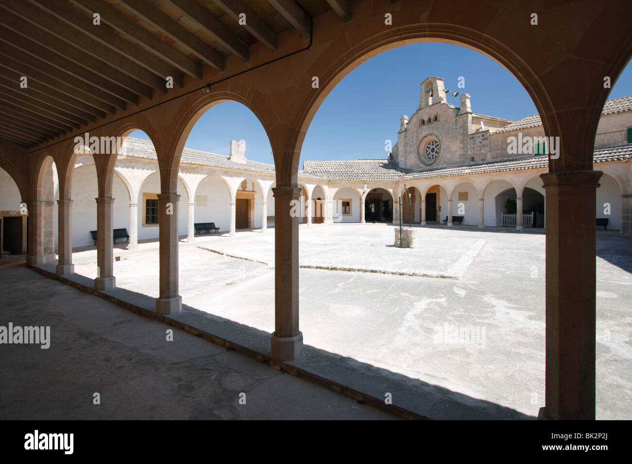 Sanctuaire de Monti-sion, Mallorca, Espagne, 2008. Banque D'Images