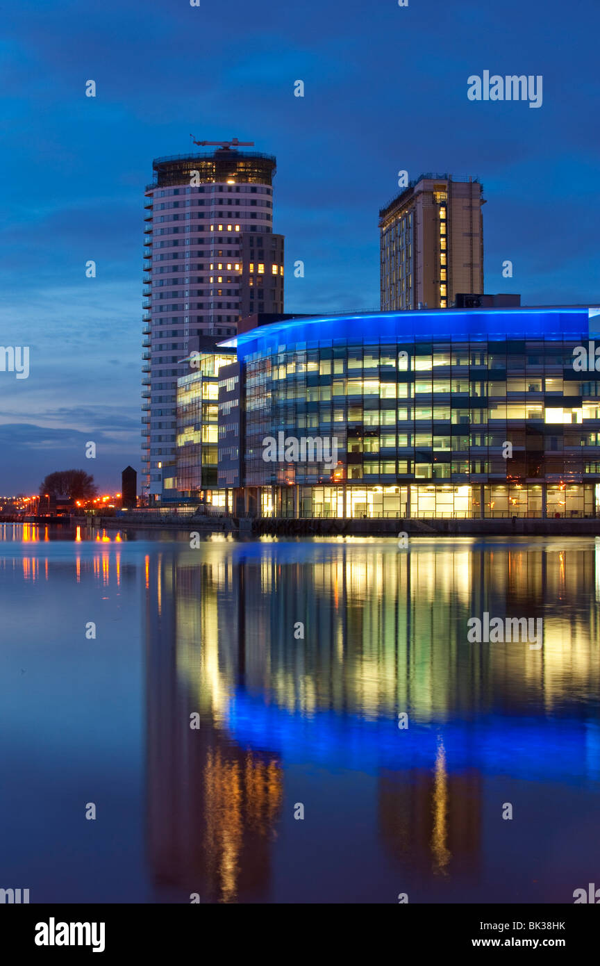 New Media City, Salford, Greater Manchester, UK Banque D'Images