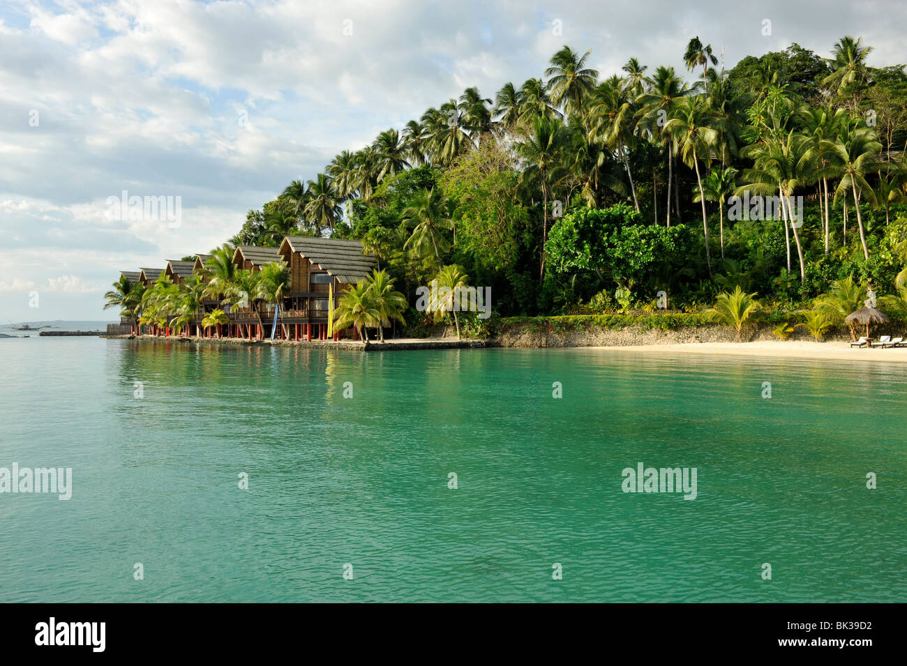 Pearl Farm Resort sur l'île de Samar à Davao, Mindanao, Philippines, Asie du Sud, Asie Banque D'Images