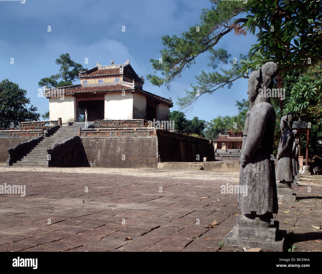 La dynastie des Nguyen, mausolées, tombeaux royaux Hue, Site du patrimoine mondial de l'UNESCO, le Vietnam, l'Indochine, l'Asie Banque D'Images