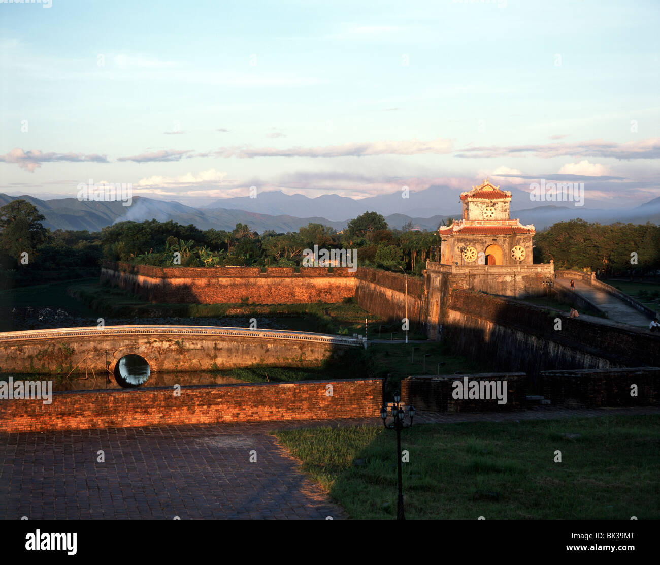 La citadelle de Hué, Site du patrimoine mondial de l'UNESCO, le Vietnam, l'Indochine, l'Asie du Sud-Est, Asie Banque D'Images