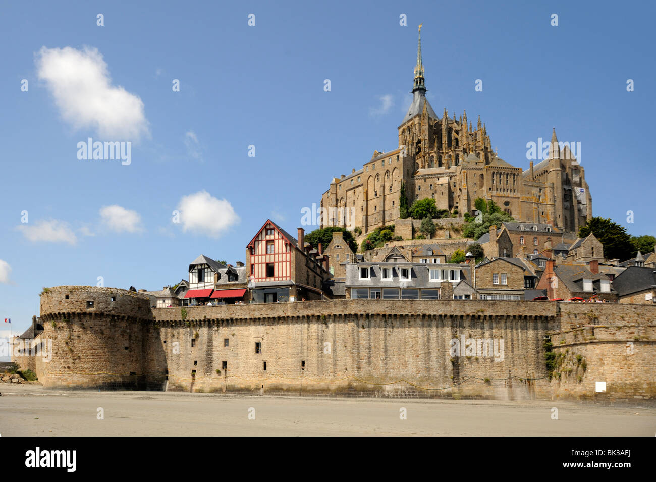 Mont Saint-Michel, UNESCO World Heritage Site, Normandie, France, Europe Banque D'Images