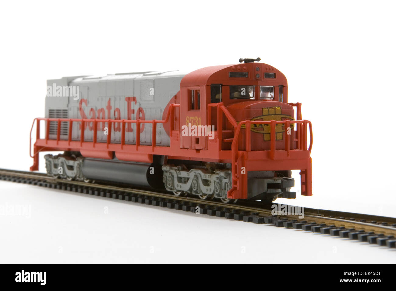 À l'échelle HO model train locomotive Banque D'Images