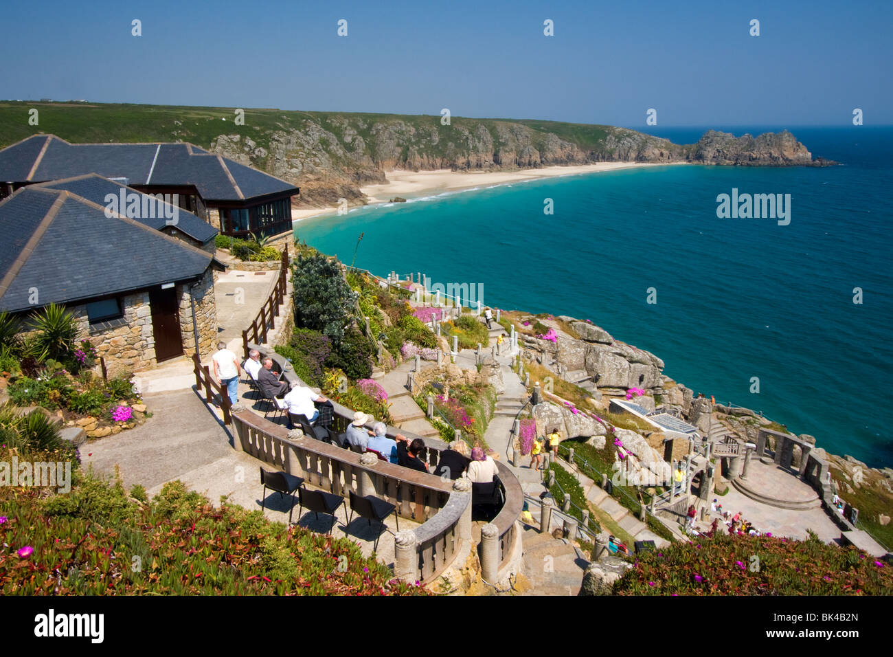 Porthcurno Minack Theatre, Cornwall Banque D'Images