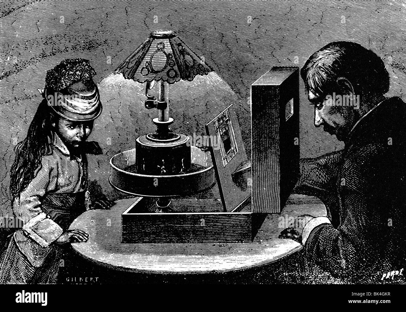 Praxinoscope s Reynaud pour la maison, 1883 Banque D'Images