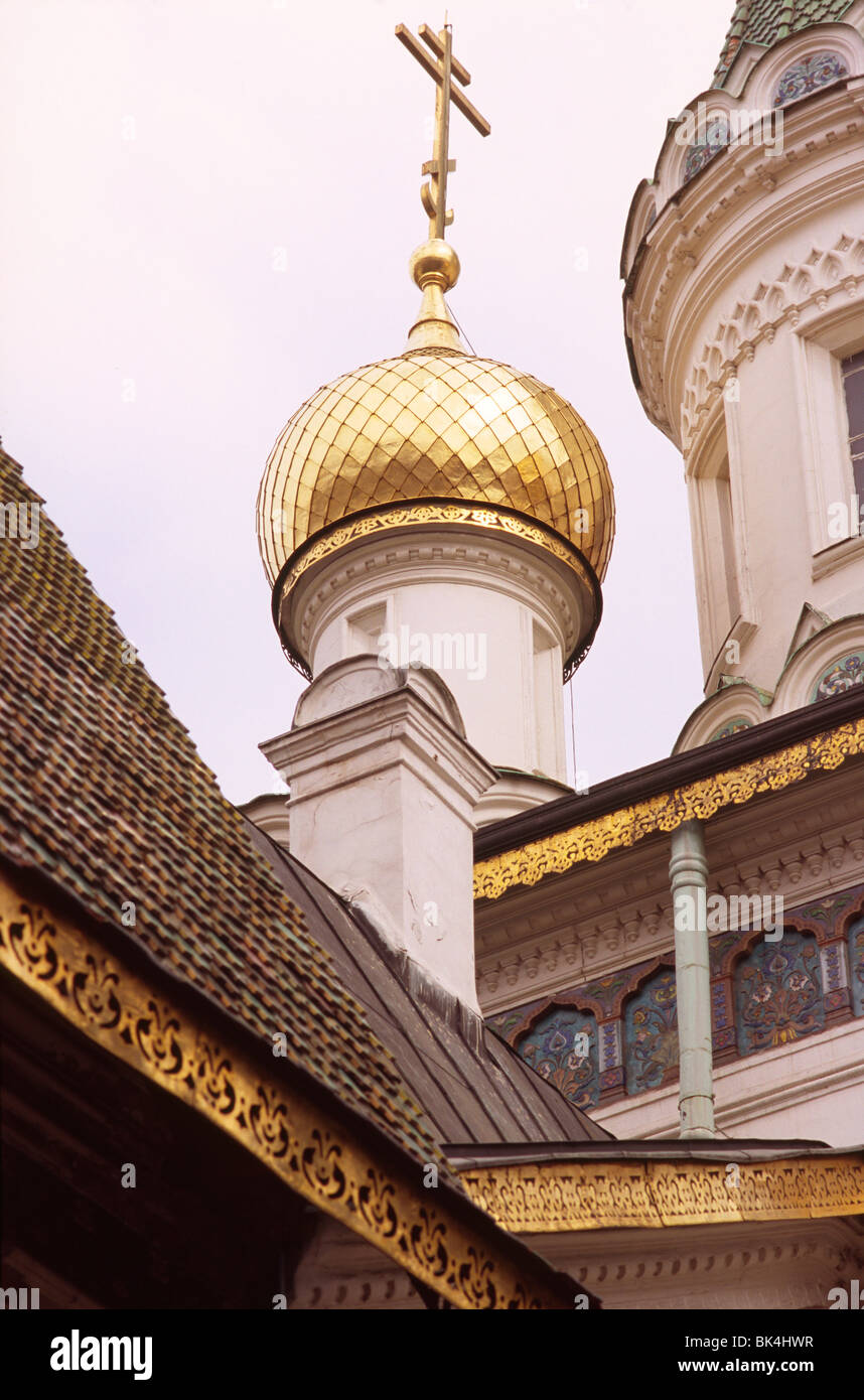 L'Église russe de Sofia est officiellement connue comme l'église de St Nicolas l'Miracle-Maker. L'église a été consacrée en 19 Banque D'Images