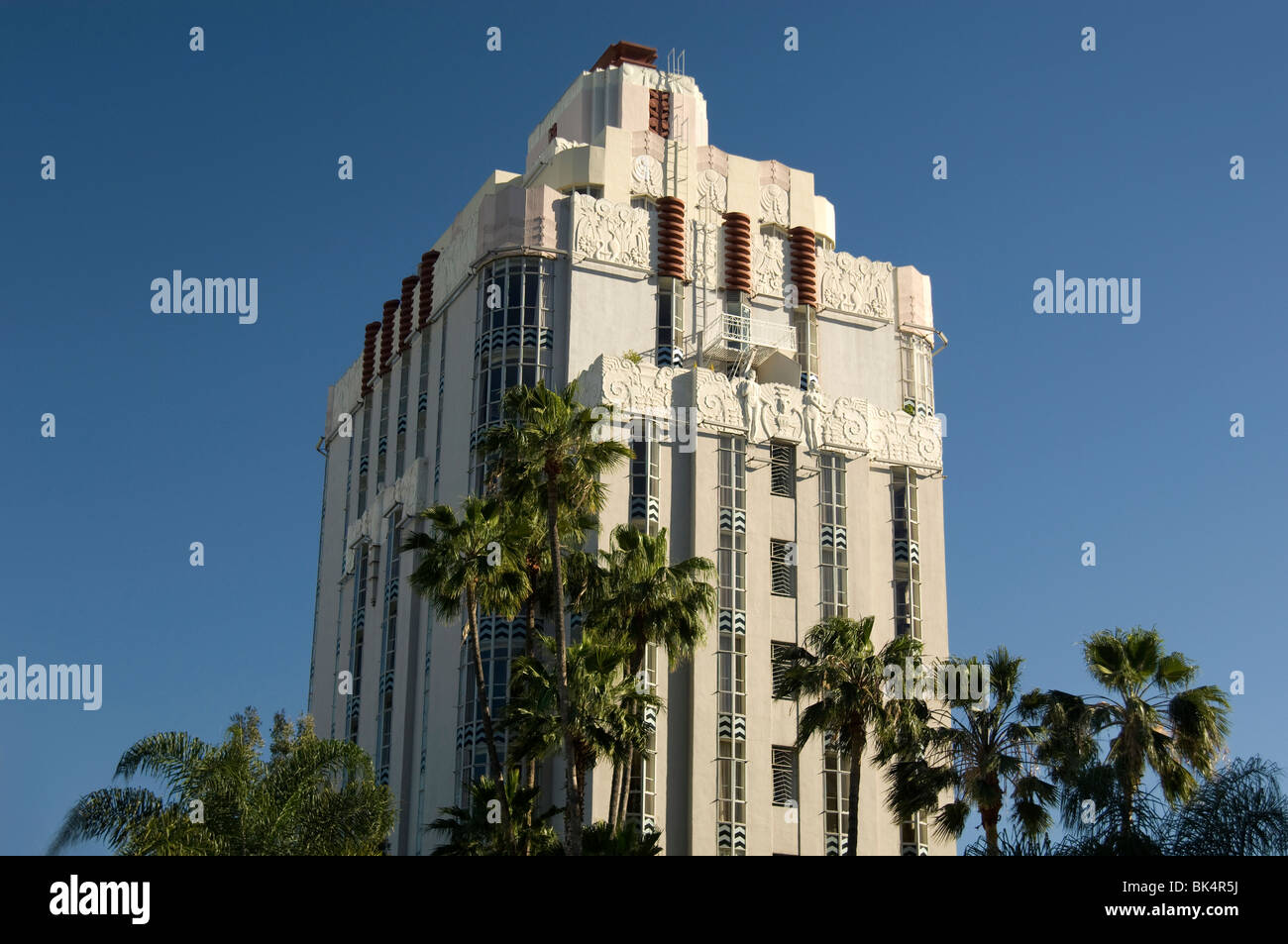 L'hôtel Sunset Tower sur le Sunset Strip à Los Angeles Banque D'Images