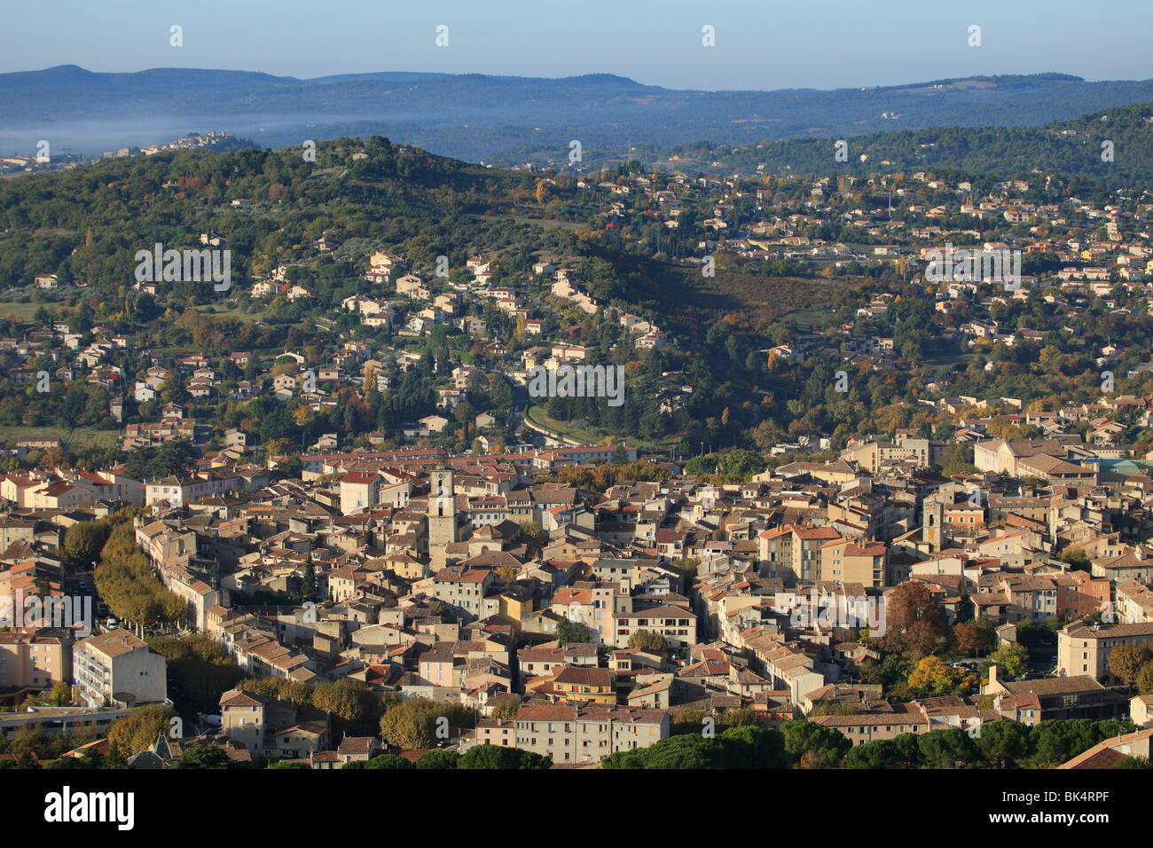 Provence pittoresque ville de Manosque dans le sud de la France Banque D'Images