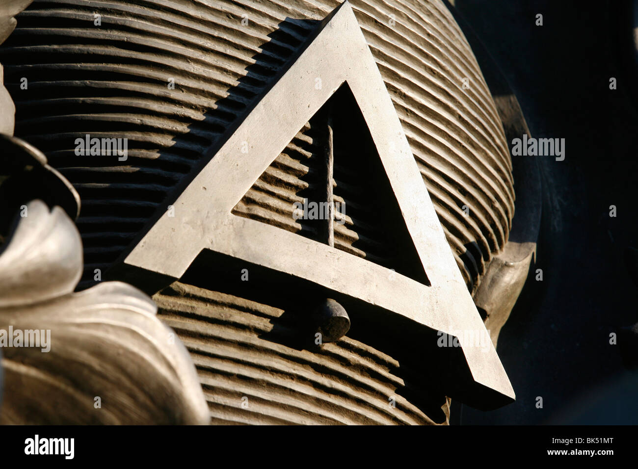 Symbole maçonnique au niveau de la Place de la Nation, Paris, Ile de France, France, Europe Banque D'Images