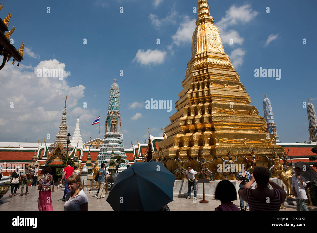 Wat Pho à Bangkok en Thaïlande Banque D'Images