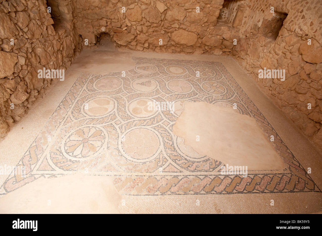 Massada, UNESCO World Heritage Site, Israël, Moyen Orient Banque D'Images