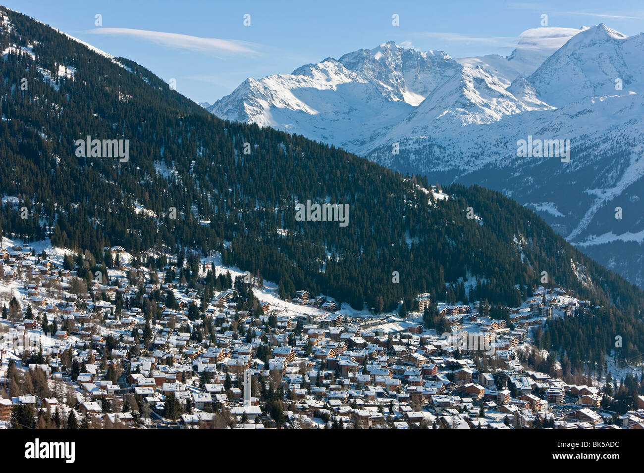 Verbier, Valais, région 4 Vallées, Alpes Bernoises, Suisse, Europe Banque D'Images