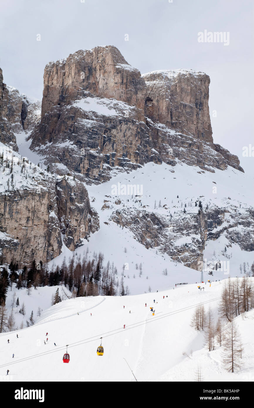 Val di Gardena, Trentino-Alto Adige, Dolomites, Tyrol du Sud (Tyrol du Sud), l'Italie, l'Europe Banque D'Images