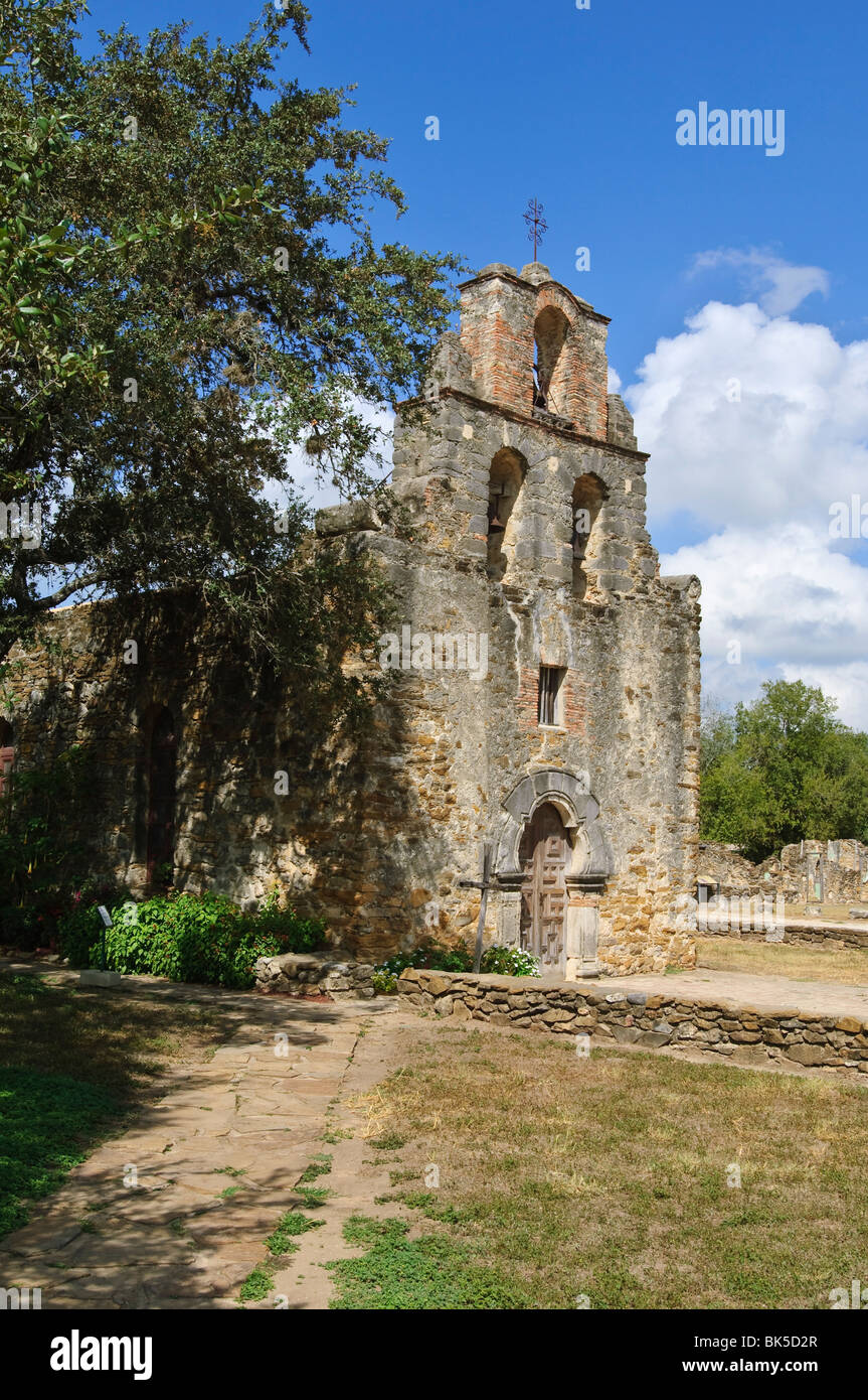Mission Espada San Antonio, Texas, États-Unis d'Amérique, Amérique du Nord Banque D'Images