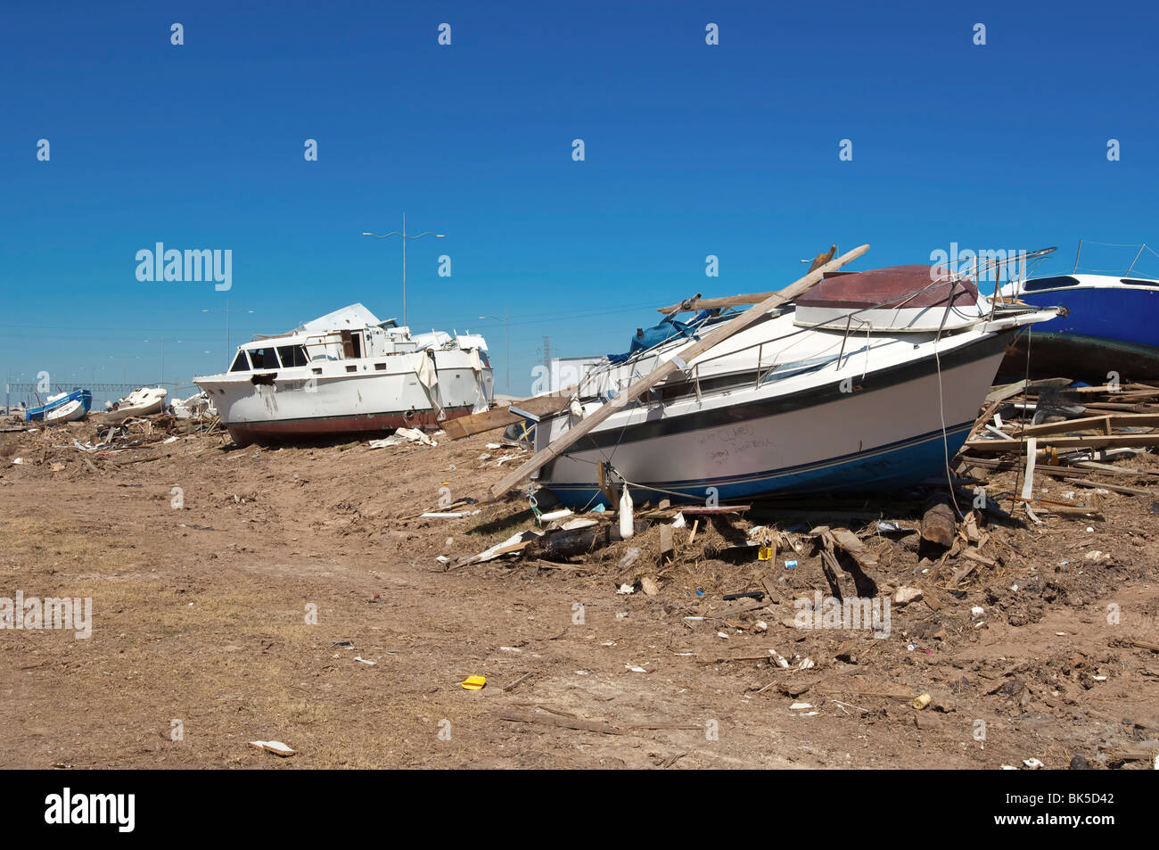 Un ouragan, Galveston, Texas, États-Unis d'Amérique, Amérique du Nord Banque D'Images