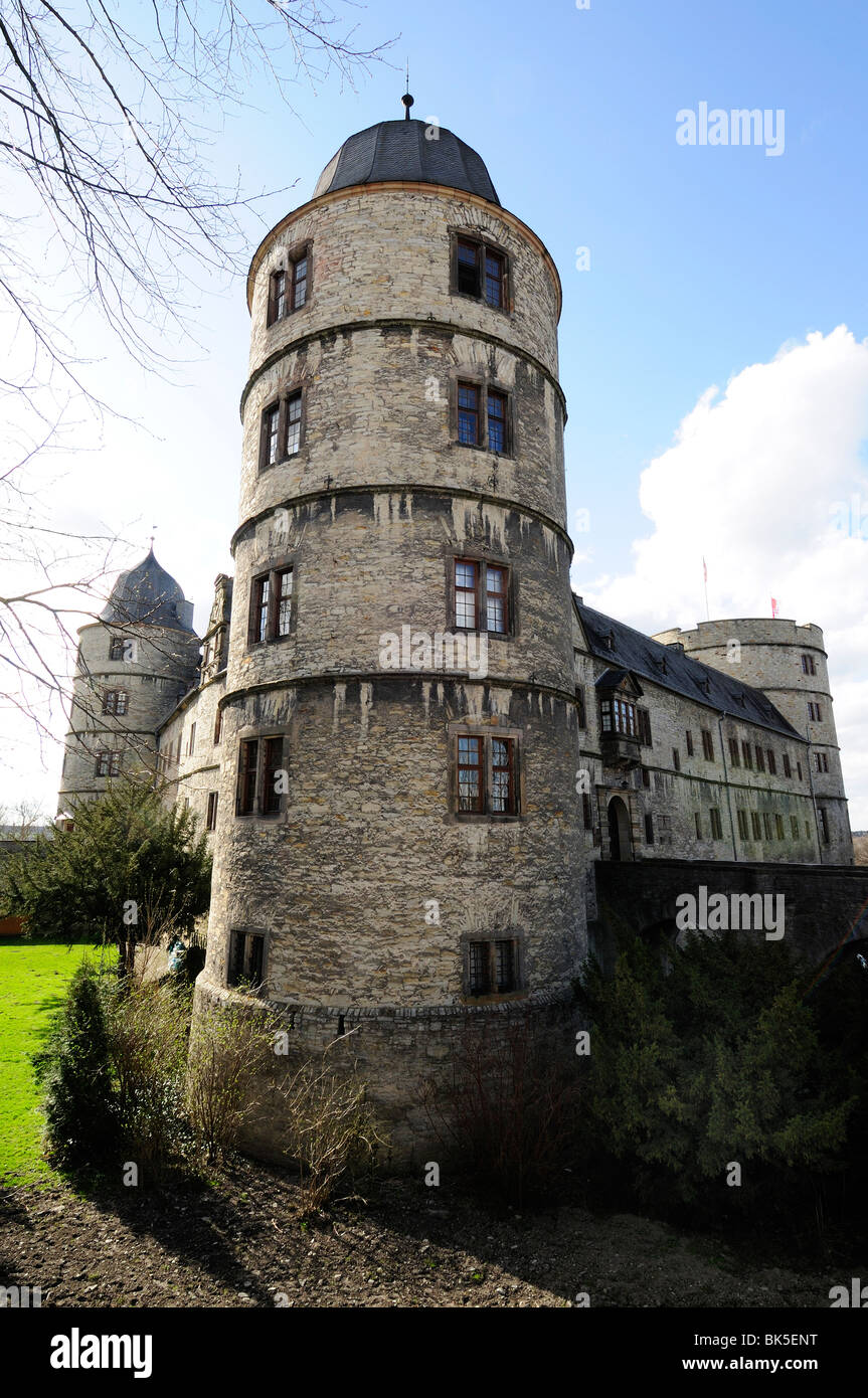 Nazi Wewelsburg château construit par Heinrich Himmler, Allemagne Banque D'Images