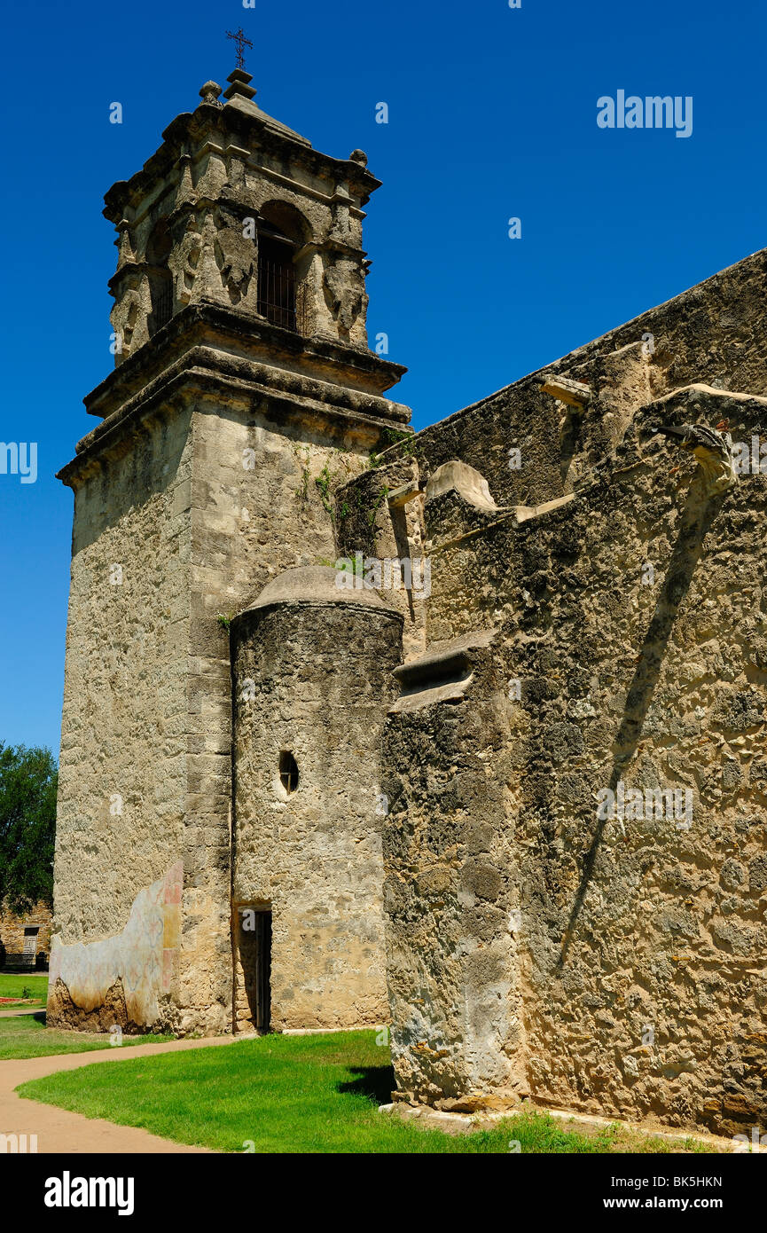 Mission San Jose près de San Antonio, Texas Banque D'Images