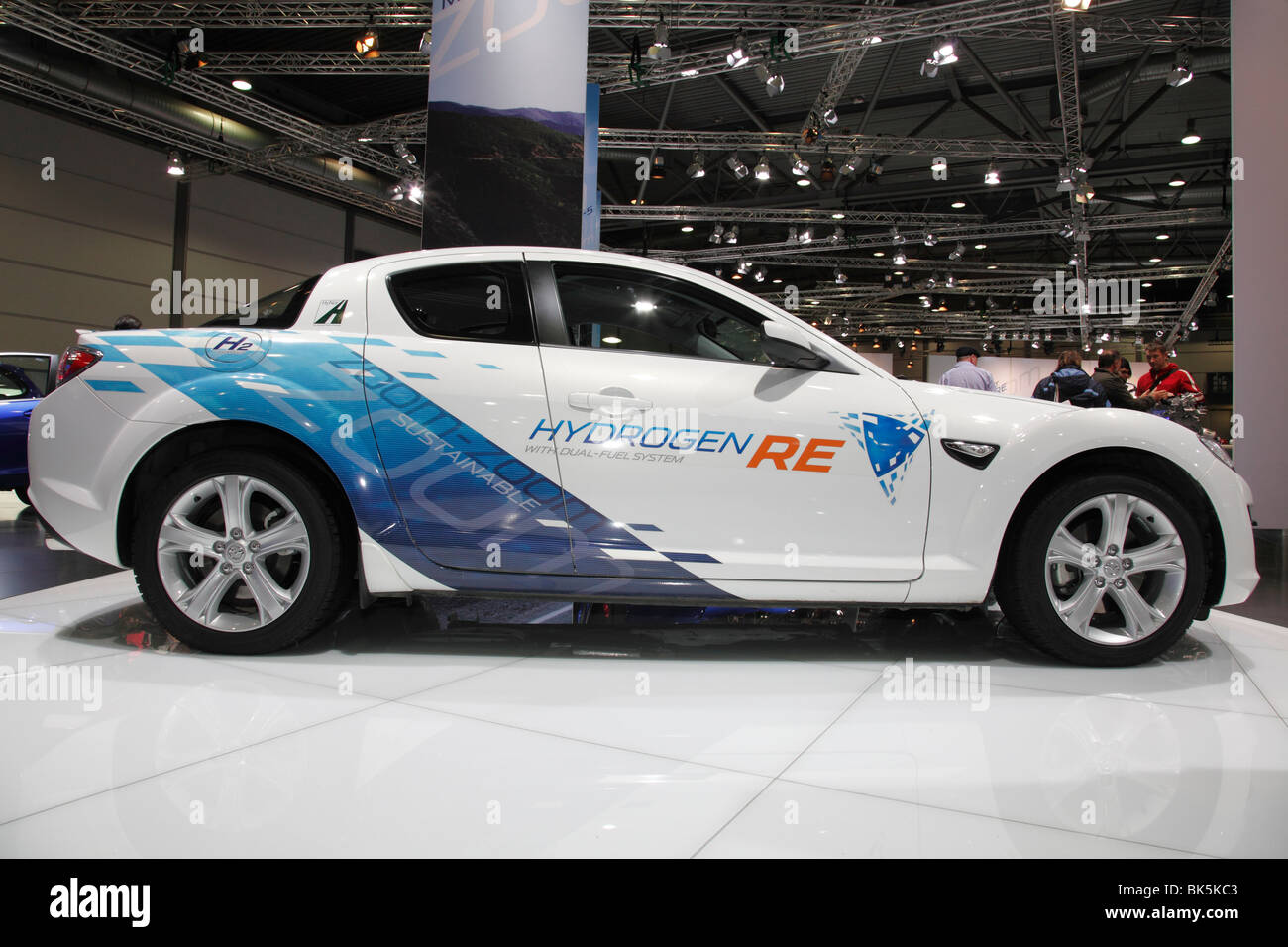 HydrogenRE Mazda à l'Auto Mobil International (AMI) - le Salon de l'automobile 2010 à Leipzig, Allemagne Banque D'Images