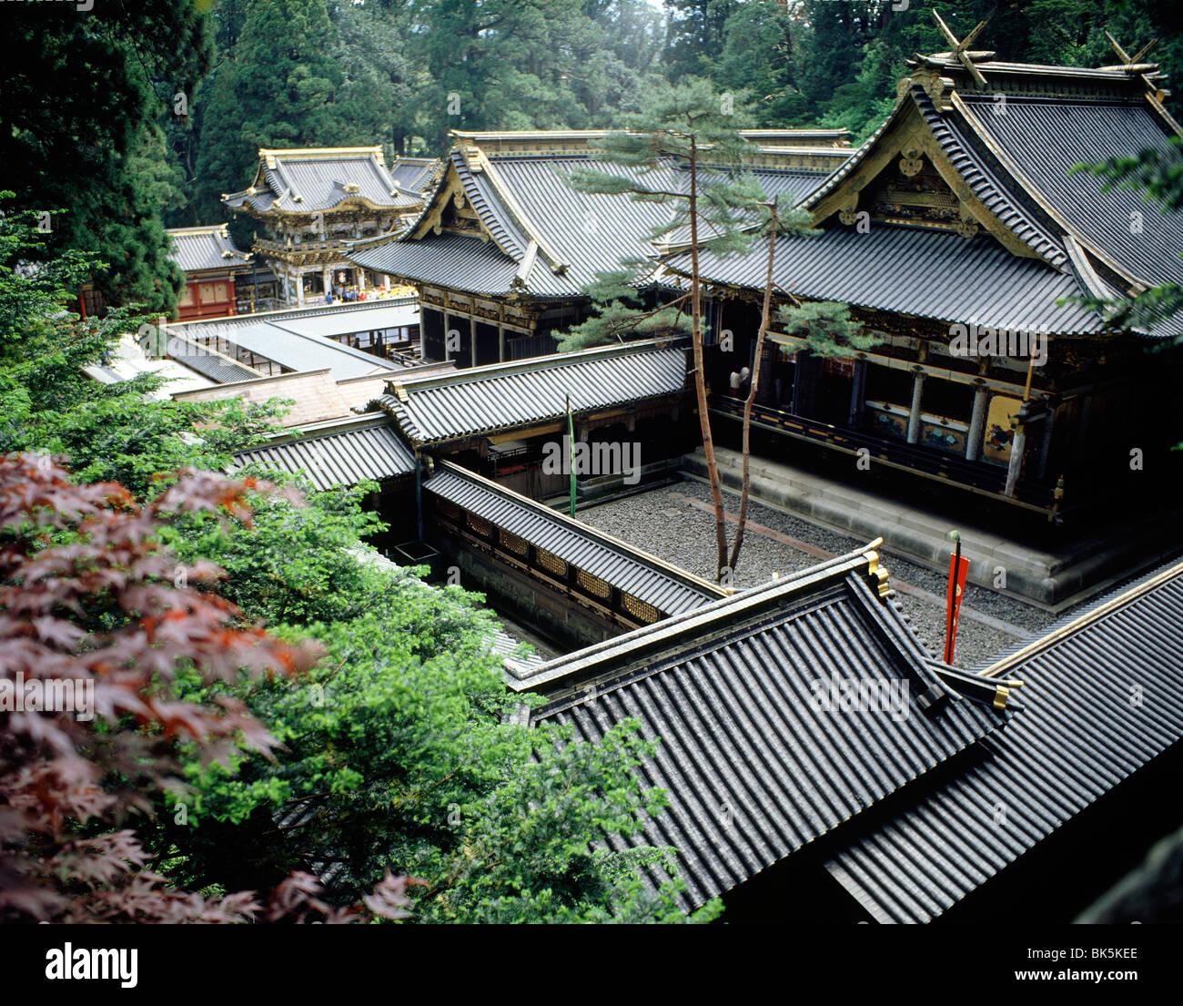 Festival samouraï au sanctuaire Toshogu, Nikko, UNESCO World Heritage Site, Japon Banque D'Images